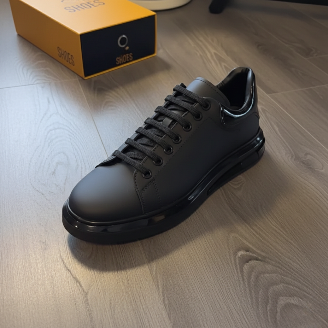 Sapatos em Pele com Sola Resistente para Casa