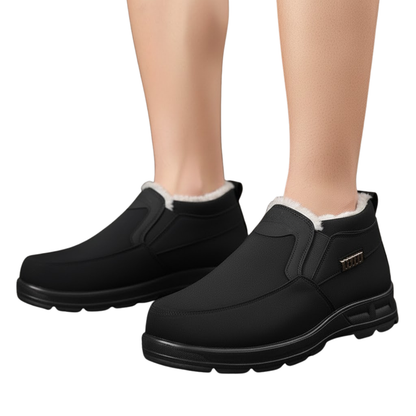 Sapatos de inverno impermeáveis ​​e acolchoados para homem 