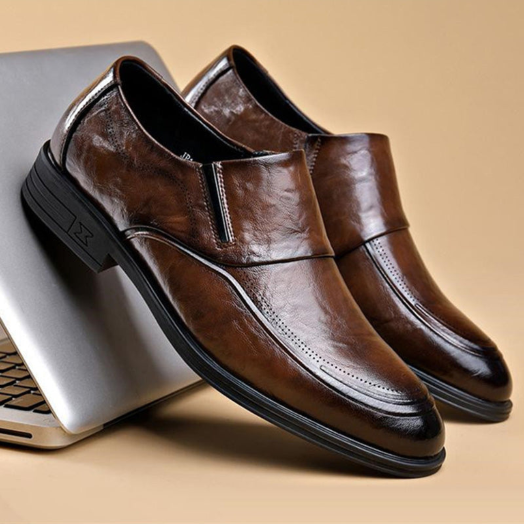 Sapatos de Couro de Luxo Feitos à Mão