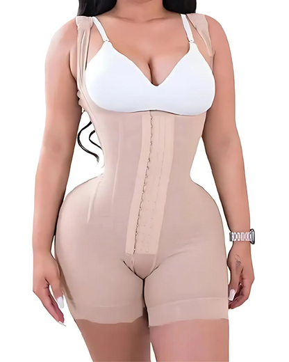 Body de Dupla Compressão com Gancho e Controlo de Abdominal