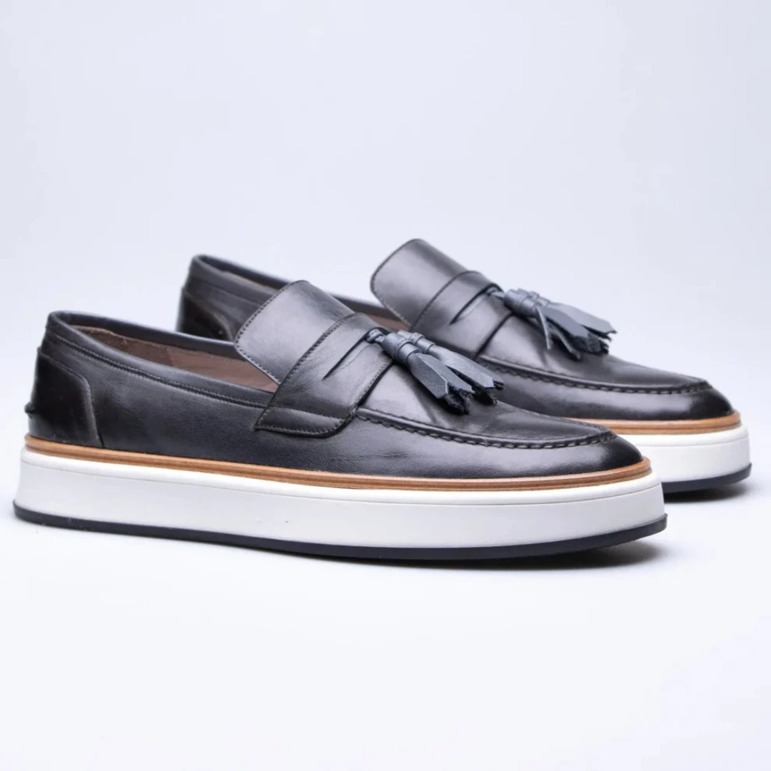Sapatos mocassim antiderrapantes para homem