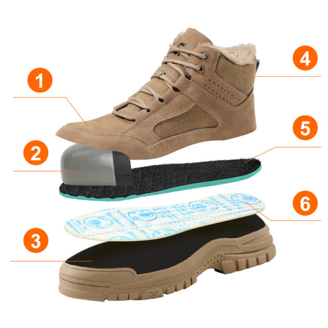 Botas de segurança térmicas de alta resistência para uso doméstico 