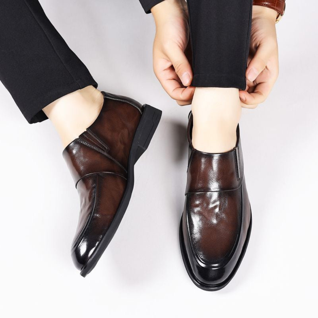 Sapatos de Couro de Luxo Feitos à Mão