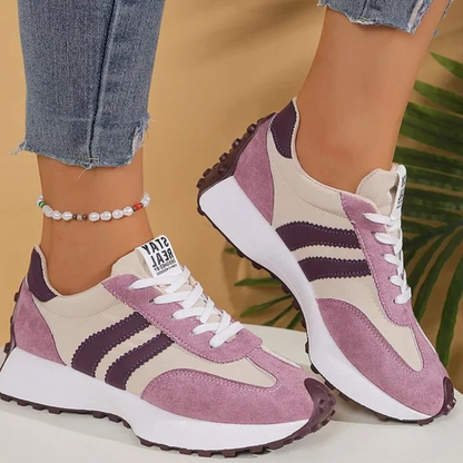 Sapatilhas com plataforma ergonómica para mulher 