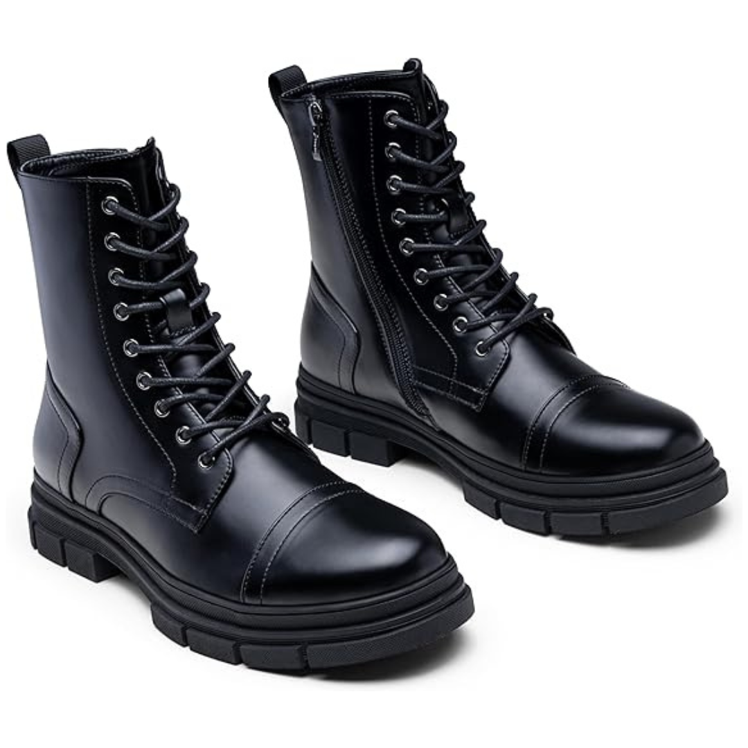 Botas de inverno forradas High Lã para homem 