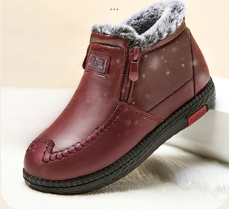 Botas Polares em Pele para mulher 