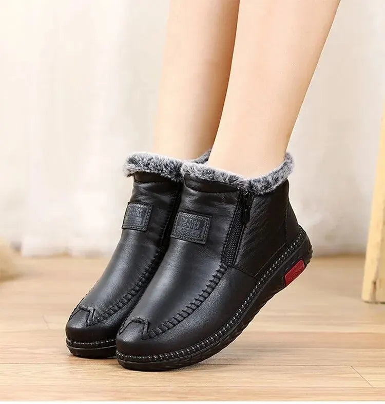 Botas Polares em Pele para mulher 