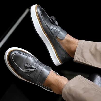 Sapatos mocassim antiderrapantes para homem